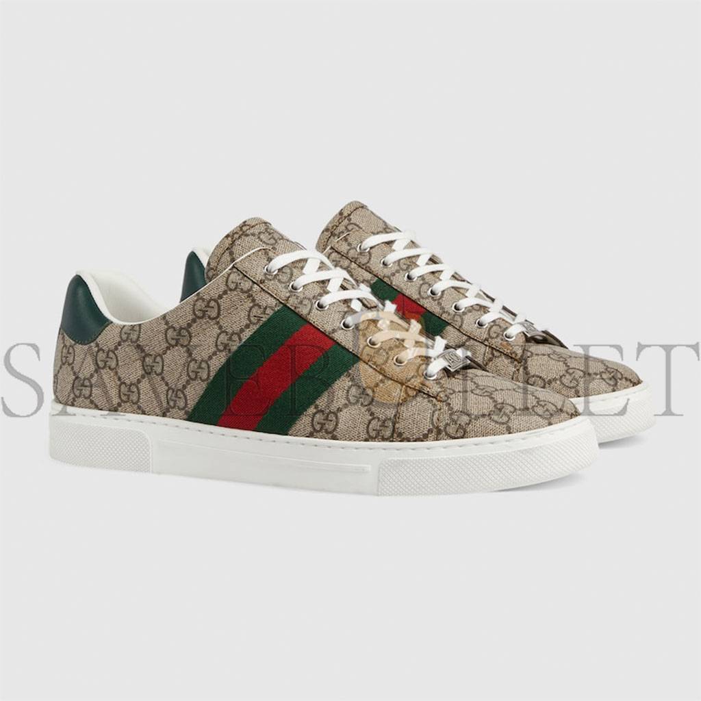 GUCCI MEN'S GUCCI ACE SNEAKER WITH WEB 760775 GUCCI MEN'S GUCCI ACE SNEAKER WITH WEB 760775